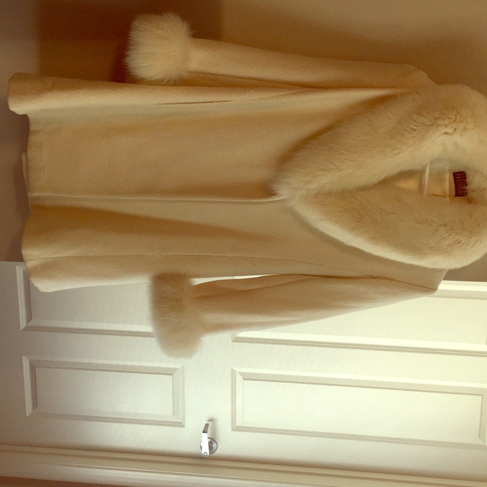 Long Fur Collar Coat